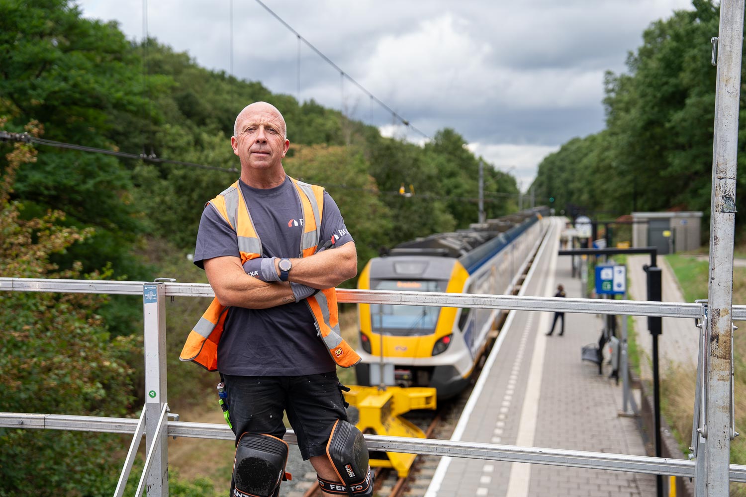 Rein van der Laan is 37 jaar in dienst van BOKO en werkt geregeld aan projecten voor de NS.